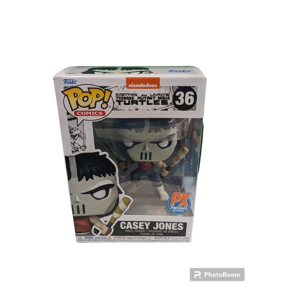 Mutant NinjeTurtles Casey Jones#36 Funko Pop! Comic Book Previews PX New in Box